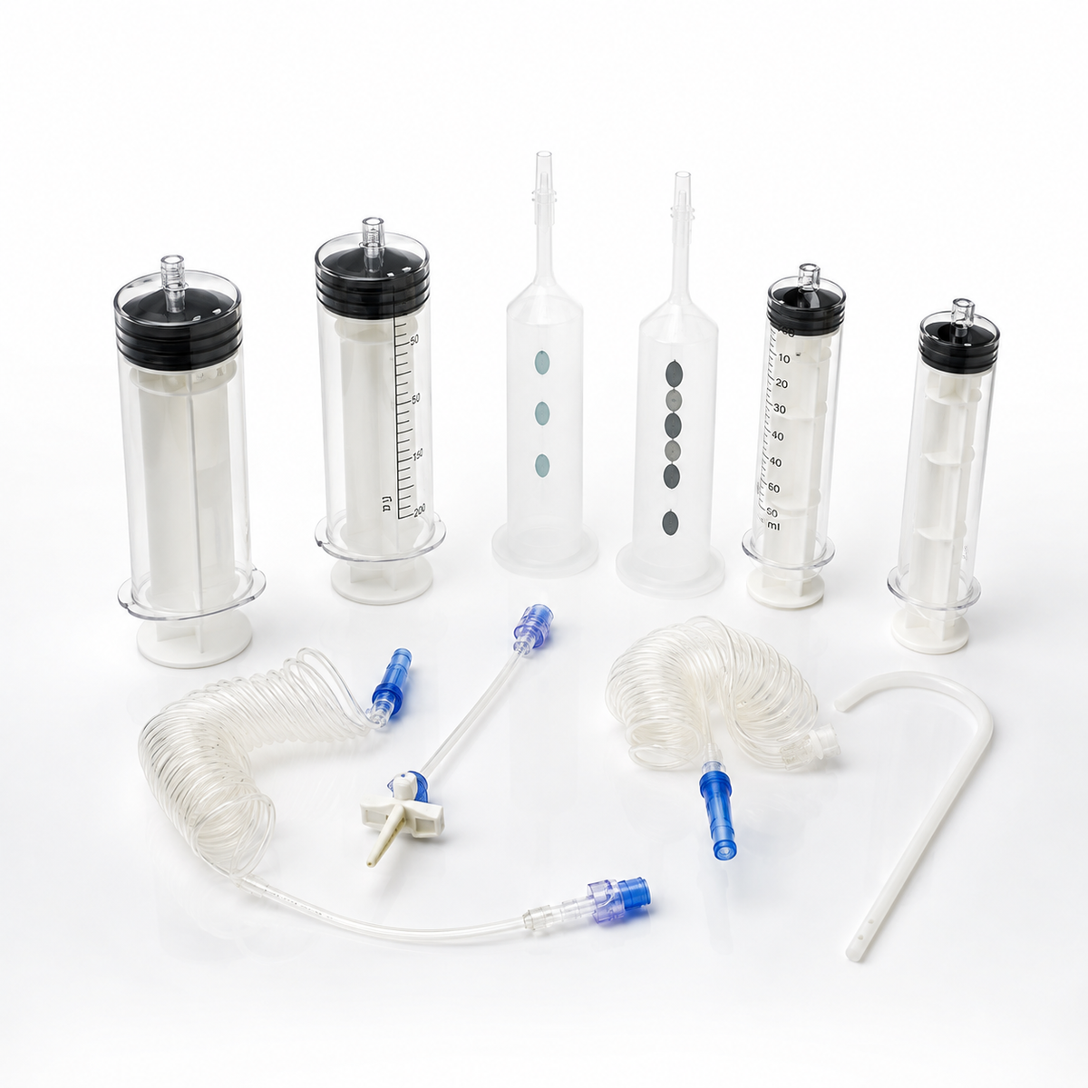 Seringues et tubulures pour injecteurs