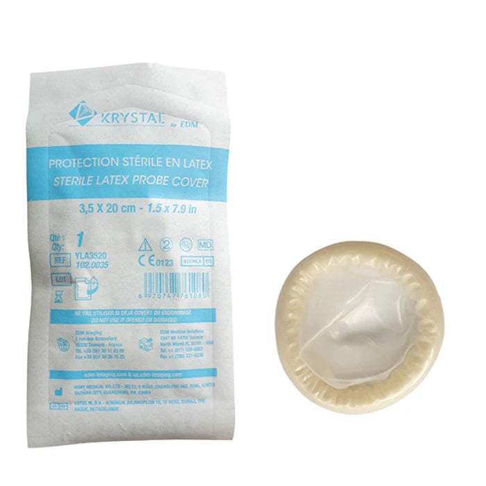 KRYSTAL COVER (Gyn Cover) protection stérile en latex pour sondes endocavitaires