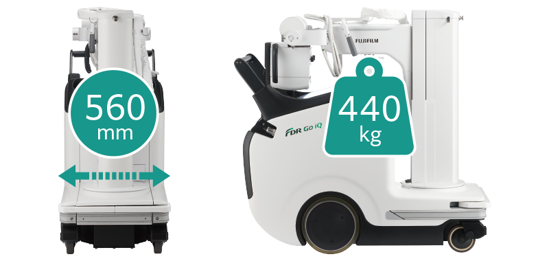 Mobile de radiographie numérique FUJIFILM FDR Go iQ