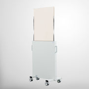 Paravent plombé mobile avec vitre réglable en hauteur - WD257